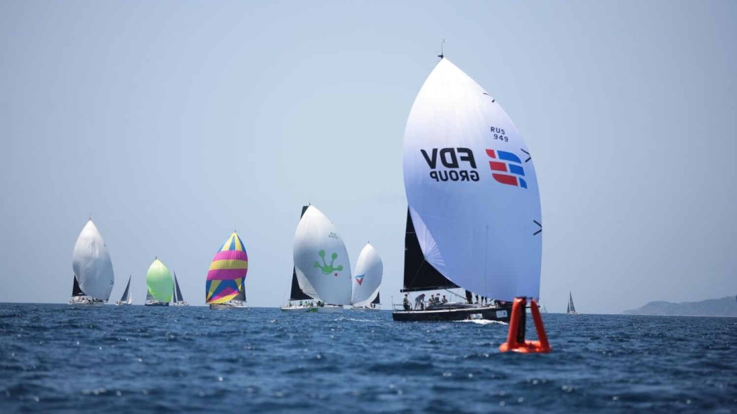 Огибание знака на дистанции Gocek Youth & Sport CUP