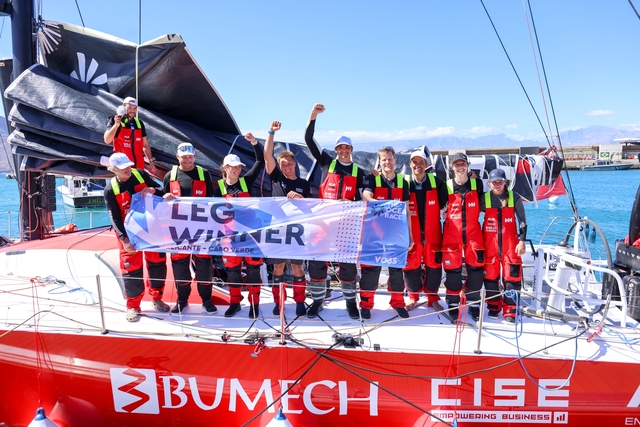 21 January 2023, WindWhisper Racing Team, first VO65 in Cabo Verde.