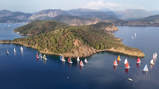 Парусная регата Gocek Ataturk CUP в ноябре - маршрут по островам