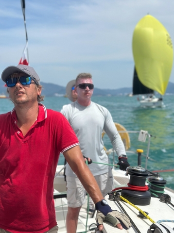 Международная регата ROYAL LANGKAWI INTERNATIONAL REGATTA в Лангкави, Малайзия - работа команды в гонке